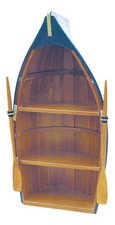Etagère à bateau mobilier maritime en Bois 30 x 60 cm Sea-Club