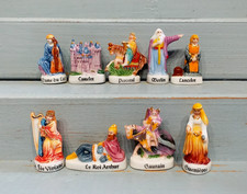 Série complète de fèves LEGENDE DU ROI ARTHUR 2004 Filet or  * 204