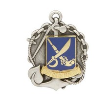 INSIGNE DE BÉRET ARGENTÉ