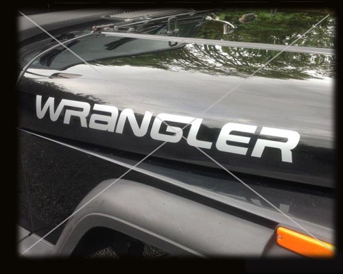 Stickers wrangler capot - de,