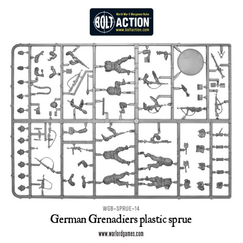 Bolt action grappe grenadiers - bolt,