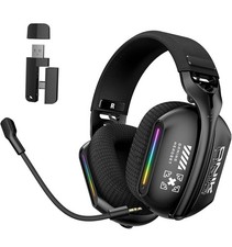 Casque Gaming ONIKUMA GT808 7.1 RGB, Bluetooth 5.3/2.4G, Micro HD