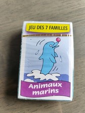 Jeu Des 7 Familles Animaux Marins Neuf Sous Blister Jeu De Cartes.