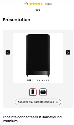 Enceinte sfr premium maison - premium, (