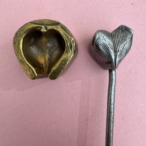 Ancien fer gaufrer moule - à,