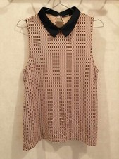 Blouse rose et noire viscose