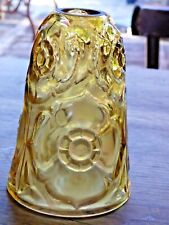 Tulipe art déco en verre moulé pour lampe lustre degué maynadier hanots muller