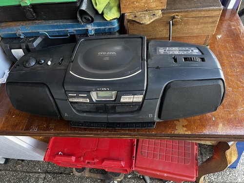 Poste radio sony cdf 222l - poste,