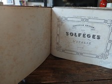 livre anciens solfège d’italie