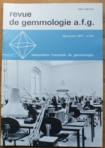019152 revue gemmologie - 019152,