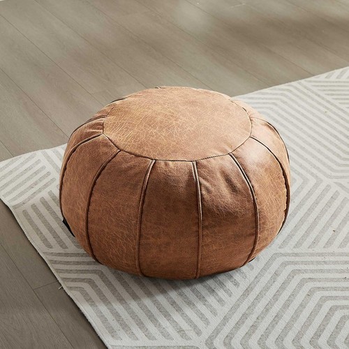 Unstuffed pouf ottoman - unstuffed,