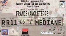 BILLET MATCH DE RUGBY "STADE DE FRANCE / FRANCE / ANGLETERRE / 19 FEVRIER 2000"
