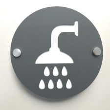 Rond Douche Signe - Beaucoup Couleur Choix & Chrome Fixations