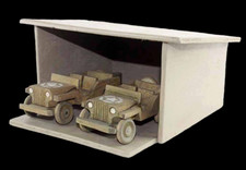 GARAGE + 2 JEEP MILITAIRES   /