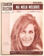 Partition vintage sheet music