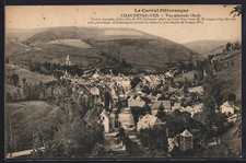 CPA Chaudes-Aigues, Vue générale vers le sud dans le Cantal pittoresque 