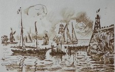 Paul SIGNAC : Voiliers à