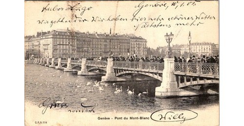 1905 geneva switzerland pont - geneva,