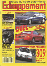 ECHAPPEMENT N°263 HONDA CRX "V-TEC" / ROADSTER TVR / USINE TVR / 309 16 SOUP.