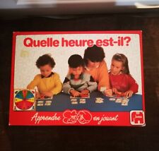Vintage 1984 Jeu De Société QUELLE HEURE EST-IL ? Par JUMBO Apprendre En Jouant 