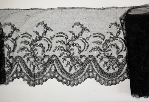Dentelle ancienne large - dentelle, -large