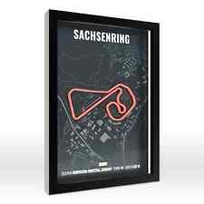 Sachsenring - affiche 3D