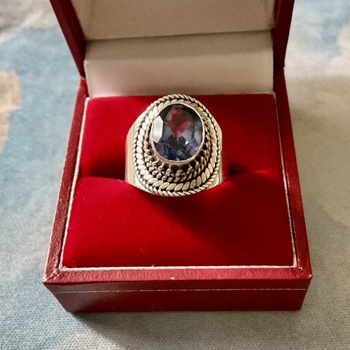 Belle tanzanite argent massif - belle, tanzanite,