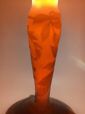 Pied de lampe. Andre Delatte gravé à l'acide Art Nouveau 1920 Nancy