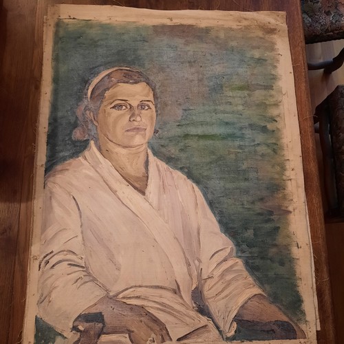 Tableau huile toile portrait - tableau,