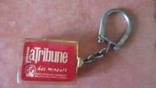 porte clé vintage journal La tribune des mineurs CGT Nord Pas de Calais