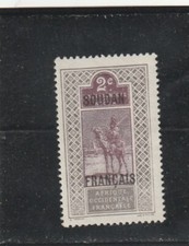 L6319 SOUDAN TIMBRE N° Y&T 21 de 1921 " Targui " Neuf* NSG