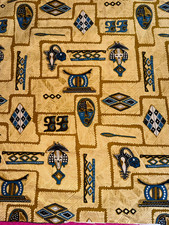 Tissu ancien coton décor