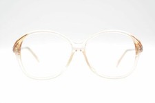 Vintage Années 80 Femmes 9700 Marron Rose Rond Lunettes Monture Lunettes NOS
