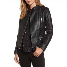 Halogen Quilted Faux Leather