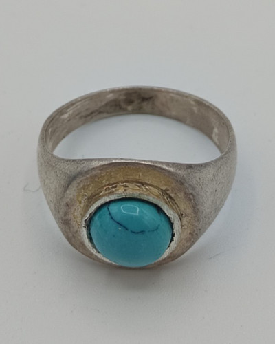 Bague argent turquoise - turquoise,