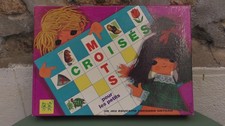 Vintage 1972 Jeu MOTS CROISÉS POUR LES PETITS Fernand NATHAN