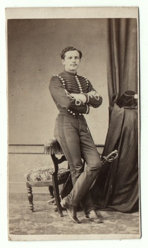 Photo cdv militaire - photo, cavalerie
