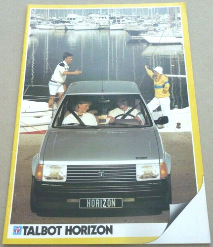1983 talbot horizon catalogue - talbot,