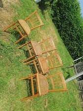 Lot De 4 Chaises Bistrot Hetre Cannees 1900 