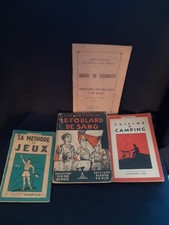 Lot de livres scout / plein-air / secourisme -