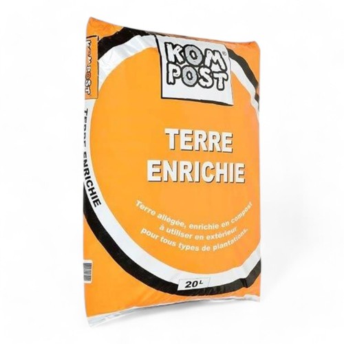 Mélange terre végétale - terre,