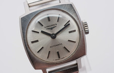[NEUF] Longines 472 8141 5 Automatic SILVER Square Womens Vintage Watch JAPAN