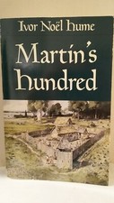 MARTIN'S HUNDRED Ivor Noel Hume SOFTCOVER 1992 2nd. print. Univ. Press/VA VG+/M-