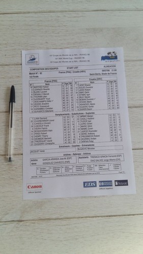 Feuille match france - match,