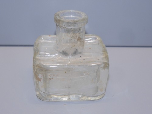 Ancien encrier verre - -ancien,