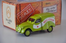 CITROEN 2CV AZU Huile Lesieur 1955 verte NOREV presse 1/43 neuve