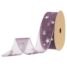 40mm 18M Étoile Organza Ruban