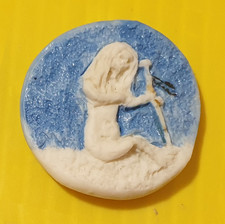 Fève artisanale Midgard  2016 - Lamina avec Makhila - Fée palmée du Pays Basque