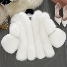 Femme Faux Fox Fourrure