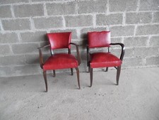 DEUX FAUTEUILS ART DECO